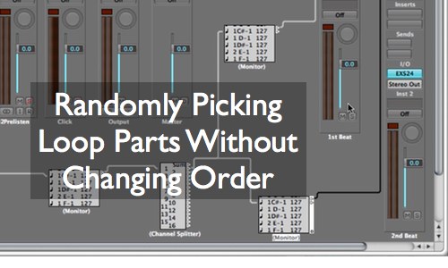 Randomly Picking Loop Parts Without Changing Order